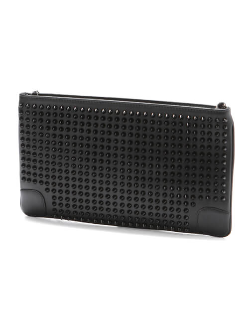 クリスチャン ルブタンコピー 　2015年春夏新作カーフスキン　ショルダー付 クラッチバッグLOUBIPOSH CLUTCH CALF PARIS/SPIKES 3120508 CM53